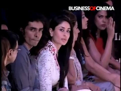 Kareena Kapoor, Sameera Reddy, Amrita Arora at Manish Malhotra's Lakme Fashion Week show