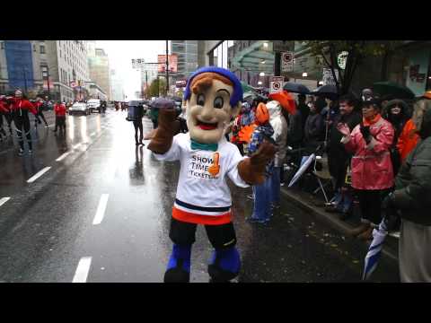 CORY MONTEITH at GREY CUP PARADE 2011, Vancouver, BC