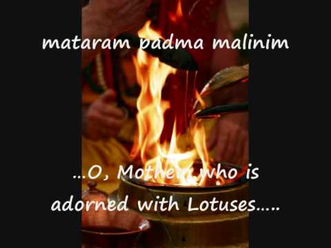 Sri Suktam - Rig Veda Hymn with English subtitles - Mahalakshmi - Goddess of Wealth