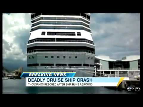 Cruise Ship Runs Aground Off Tuscany Coast