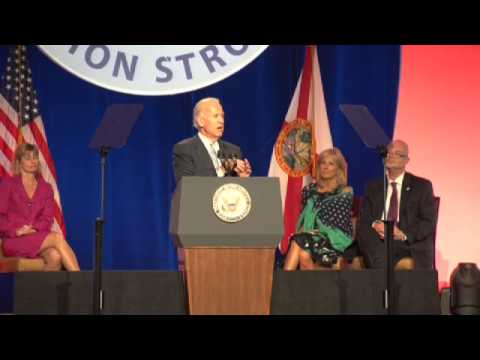 Vice-President Joe Biden Talks with Florida Teachers