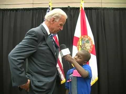 5th Grade Reporter Interviews Vice-President Joe Biden