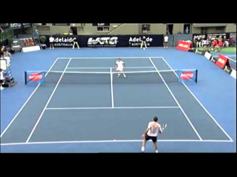 Tommy Haas v Stanislas Wawrinka: World Tennis Challenge Adelaide 2012