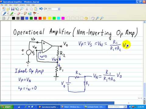 Operational Amplifier Tutorial - Basic Non-Inverting Op Amp (Part 2)