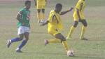 Warri Wolves FC forward player in action during their CAF club champions against FC Kallon of Sierra Leone,24th March,2012.