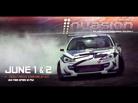 Formula Drift Round 3 Invasion Palm Beach Florida - Saturday Tandem Battles