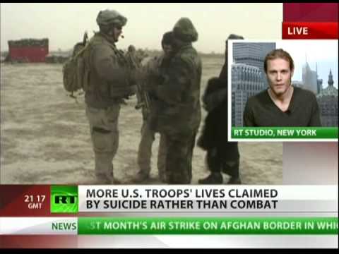 US troop suicide exceeds war deaths