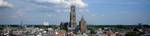 Panorama of Utrecht with the Dom and the Buurkerk, 2008