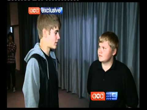 Justin Bieber Meets Casey Heynes (Bully Hero) - TV Interview