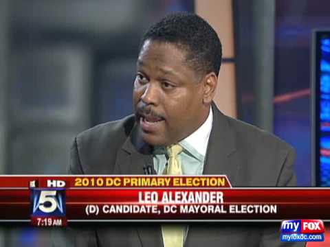 Leo Alexander on WTTG Fox 5 Discussing Candidacy