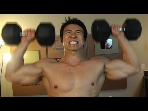 Massive Bowling Ball Shoulder Workout