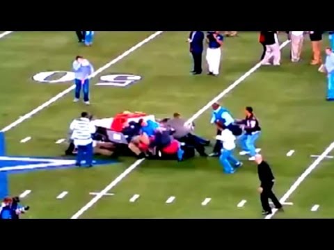 Runaway Golf Cart at Texas Stadium Mows Down Celebrating Coach after Win Reaction