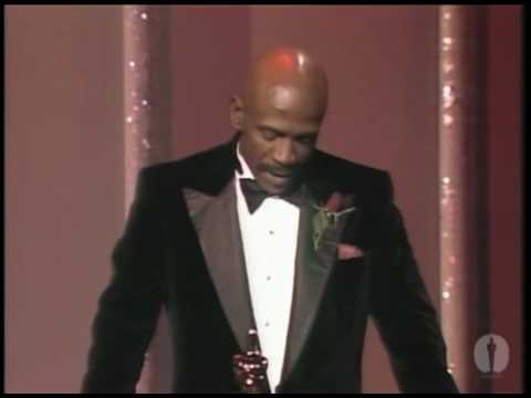 Louis Gossett Jr. winning Best Supporting Actor for 