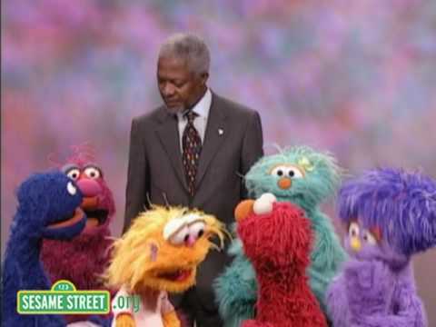 Sesame Street: Kofi Annan Helps Out