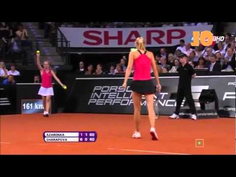 Maria Sharapova vs Victoria Azarenka 2012 Stuttgart Highlights