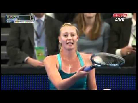 Rory McIlroy vs Maria Sharapova, Funny! Madison Square Garden