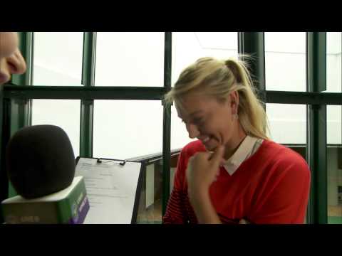 Maria Sharapova answers quiz questions