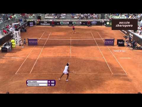 Sharapova vs Venus Williams 2012 Rome Highlights «HD»