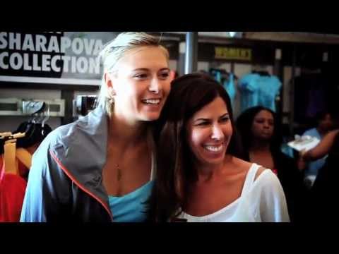 Maria Sharapova Listens to Fans