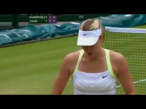 Maria Sharapova lost Game 4-6, 3-6 Wimbledon 2012 Highlights Round 4 02-07-2012