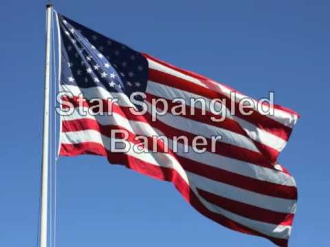 Star Spangled Banner lyrics vocals and beautiful photos