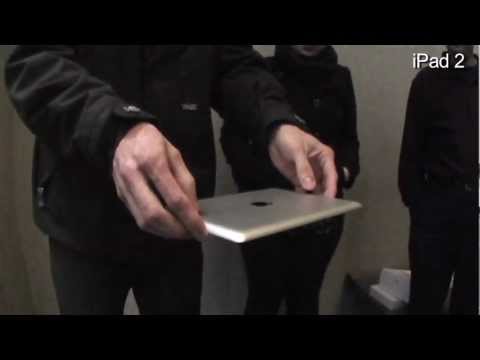 New iPad vs. iPad 2 Drop Test