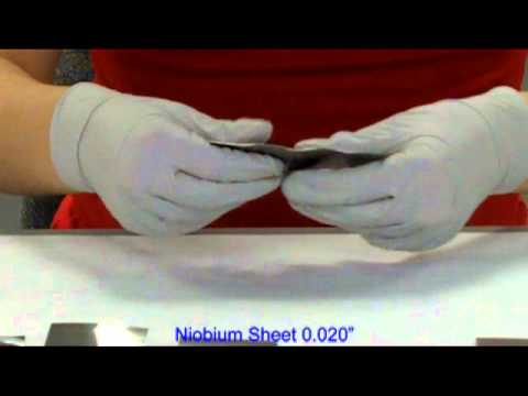 Niobium Metal Bending and Folding