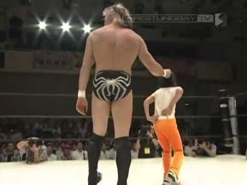 Kenny Omega vs 9 Year Old Haruka