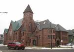 Parish Commons, also known as Bryant Parish Condominiums, formerly Disciples of Christ Church/Richmond Avenue Church of Christ, corner of Richmond Avenue and Bryant Street, Buffalo, New York, USA.