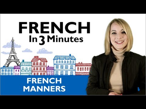 Learn French - Thank You & You're Welcome in French