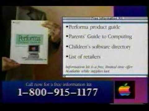 Apple Macintosh Performa - 1994 Commercial