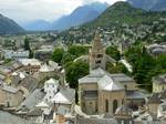 Old town and cathedral of Sion (Switzerland). Sion (German Sitten, Latin Sedunum) is the capital of the Swiss canton of Valais.