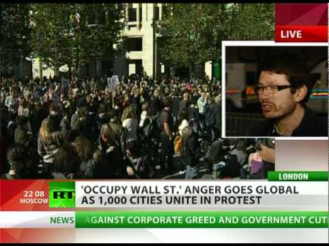 Global Occupation: 1000 cities unite in 'Wall St' anger worldwide