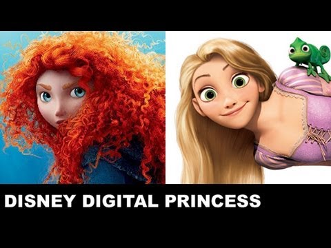 Disney Digital Princess - Merida of Pixar's Brave & Rapunzel of Tangled! : Beyond The Trailer