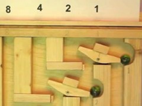 Marble adding machine