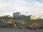 Construction in June 2011 at ground level. Westfield's Stratford City complex contains more than 300 shops and will create 8,500 jobs.