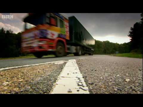 Truck Driving challenge part 2: Alpine Course Race - Top Gear - BBC