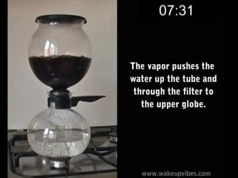 Vacuum Coffee Maker - How does it work? Demo