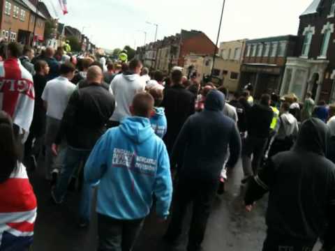 ENGLISH DEFENCE LEAGUE IN MIDDLESBROUGH