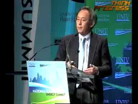 Dr. Steven Chu at the National Clean Energy Summit