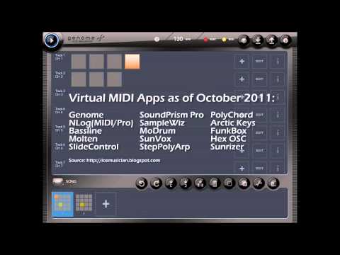 Tutorial: VirtualMIDI Madness in Genome (w/ Sunrizer, Bassline, Molten & MoDrum)