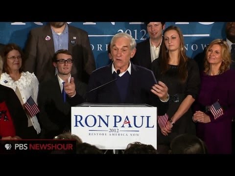 Watch Ron Paul's Speech After New Hampshire Primary