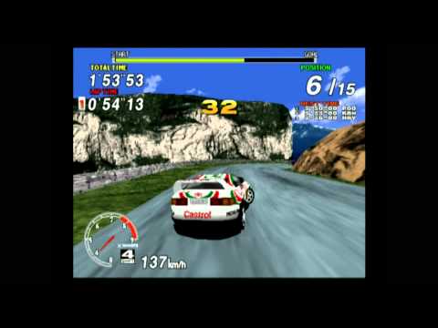 Classic Game Room - SEGA RALLY CHAMPIONSHIP 1995 for PS2 review