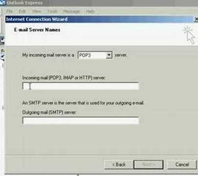 Outlook Express Email Account Setup