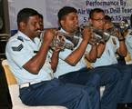 IAF?s Air Warrior Symphony Orchestra (AWSO) Performing for General Public at Select City Walk Saket during Indian Air Force (IAF) exhibition at Select City walk, Saket, New Delhi from 13-15 Apr 2012 .