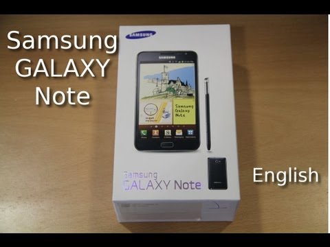 Samsung Galaxy Note Review in HD (English)