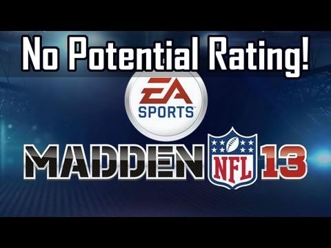 Madden NFL 13 - Madden 13 - No Potential Rating in Franchise Mode! (Connected Careers)