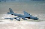 A B-52H from Barksdale AFB flying over the desert. The Boeing B-52 Strabo fortress is a long-range, subsonic, jet-powered strategic bomber designed and built by Boeing and operated by the United States Air Force (USAF).