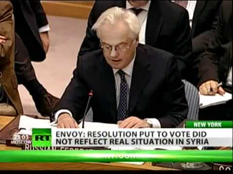 Russia & China veto UN Security Council resolution on Syria