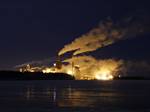 Stora Enso pulp and paper mill in Oulu seen from Pikisaari.